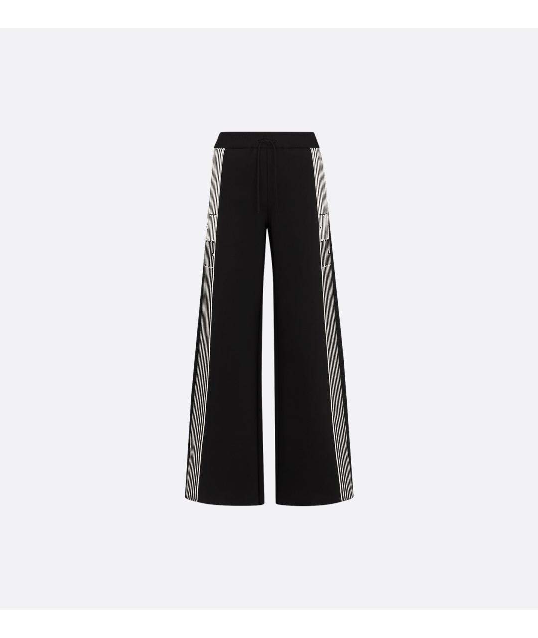CHRISTIAN DIOR Черные брюки широкие, фото 3