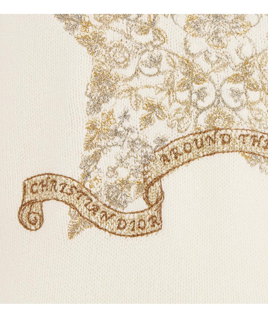 CHRISTIAN DIOR Бежевый джемпер / свитер, фото 6