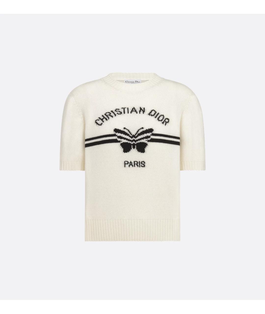 CHRISTIAN DIOR Белый джемпер / свитер, фото 6