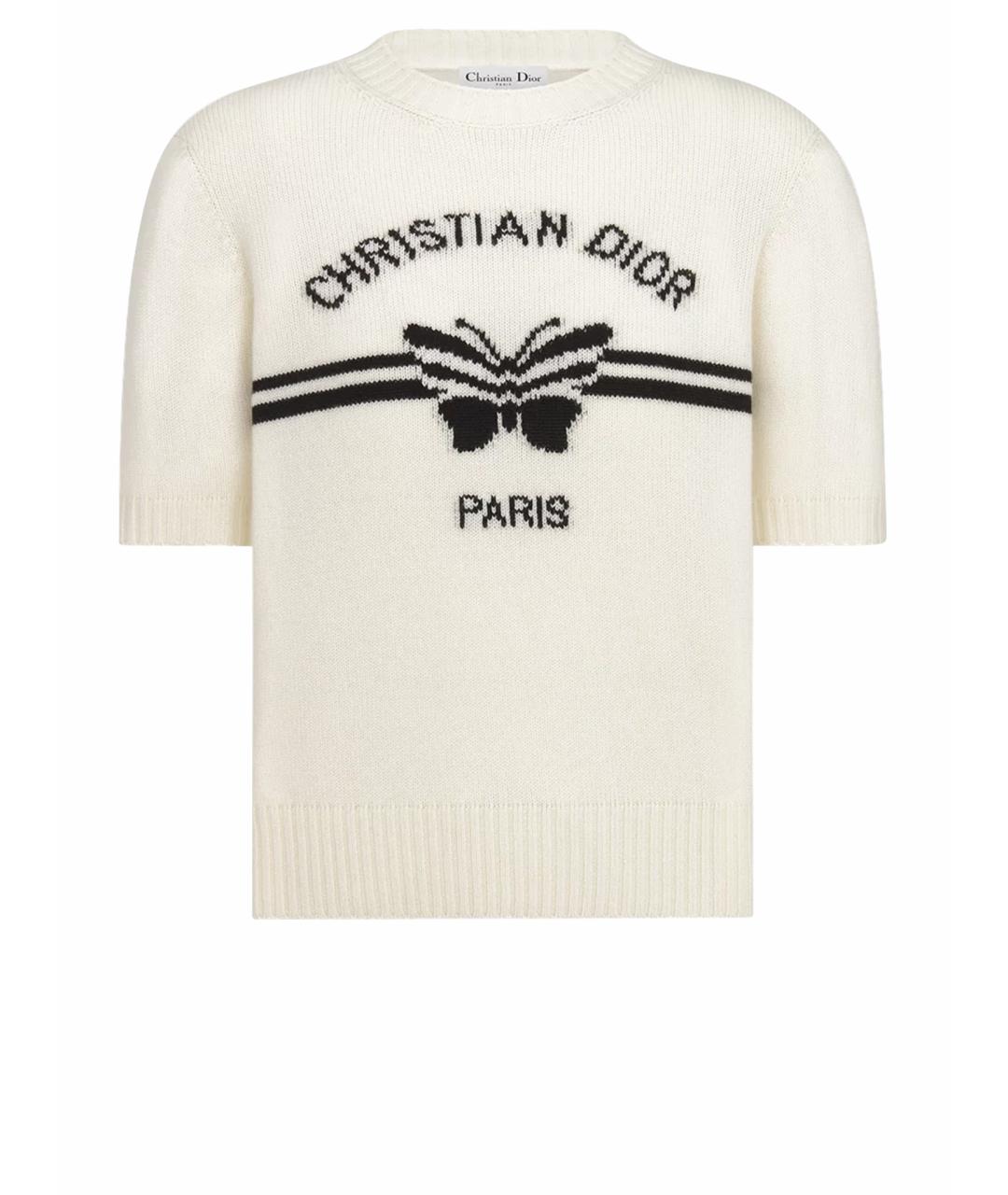 CHRISTIAN DIOR Белый джемпер / свитер, фото 1