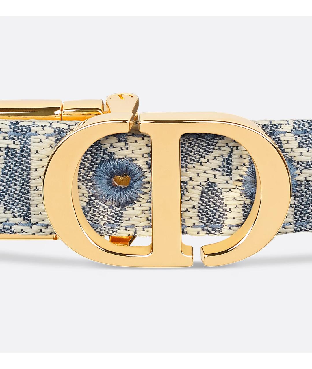 CHRISTIAN DIOR Голубой ремень, фото 6