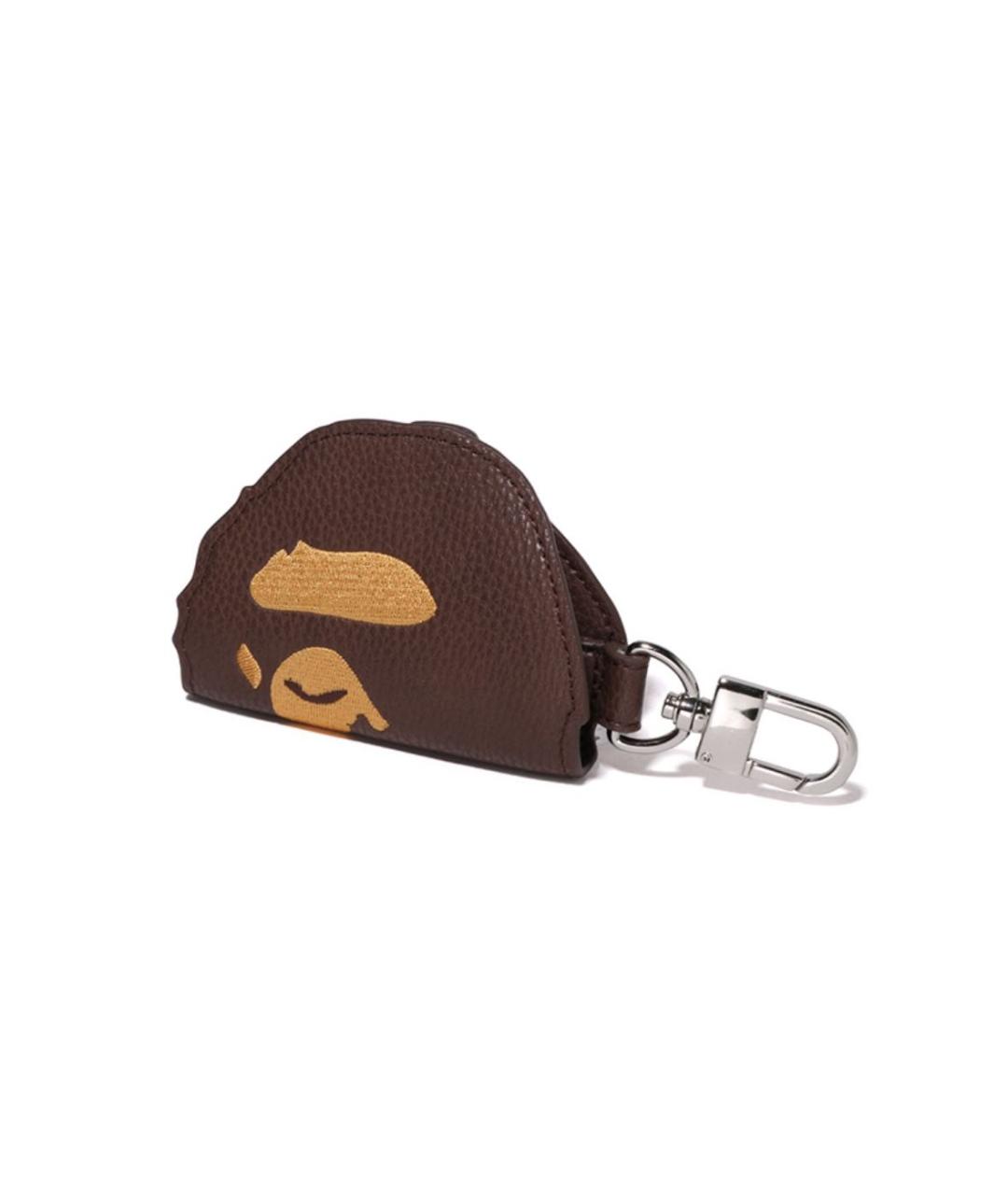A BATHING APE Коричневая ключница, фото 2