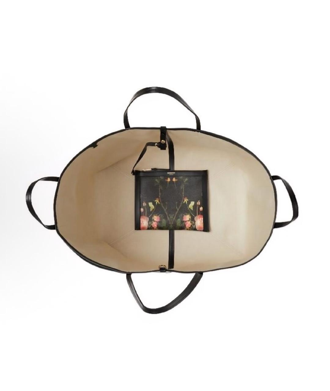 BURBERRY Черная сумка тоут, фото 5
