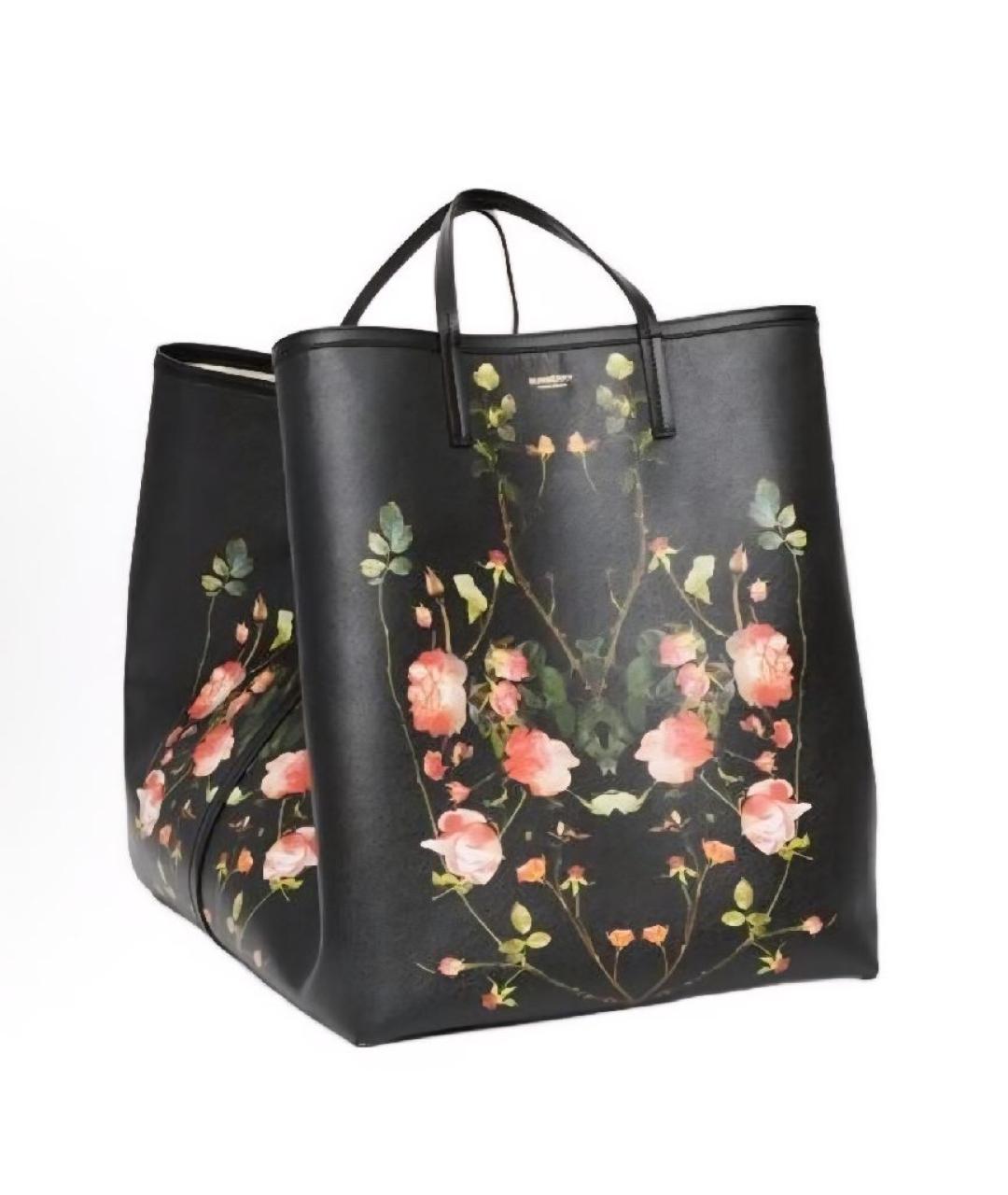 BURBERRY Черная сумка тоут, фото 2