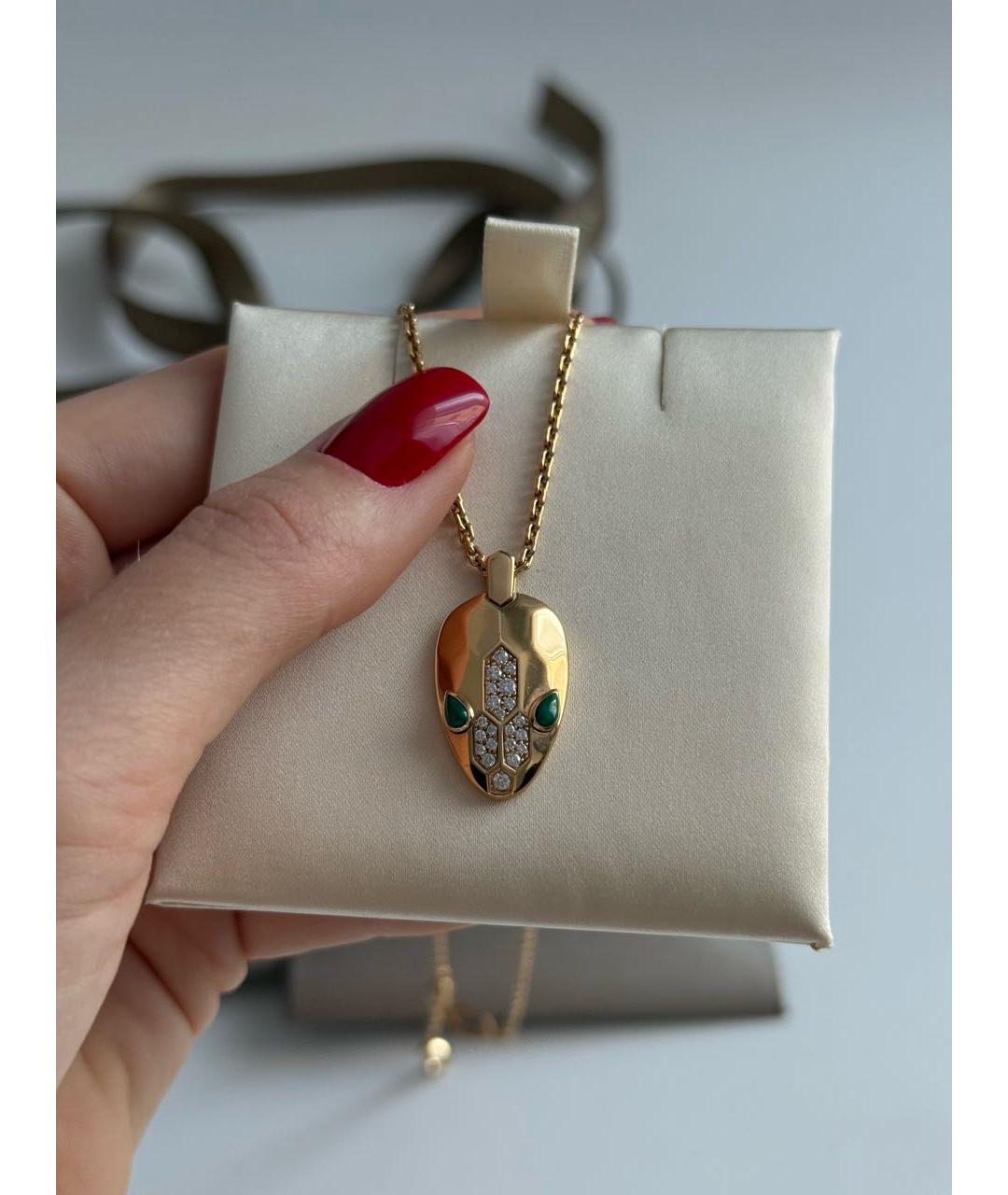 BVLGARI Золотая подвеска из розового золота, фото 7