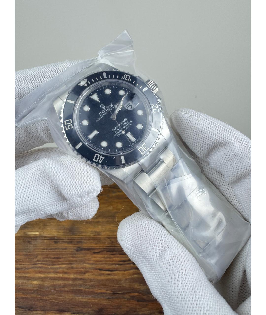 ROLEX Черные часы, фото 2