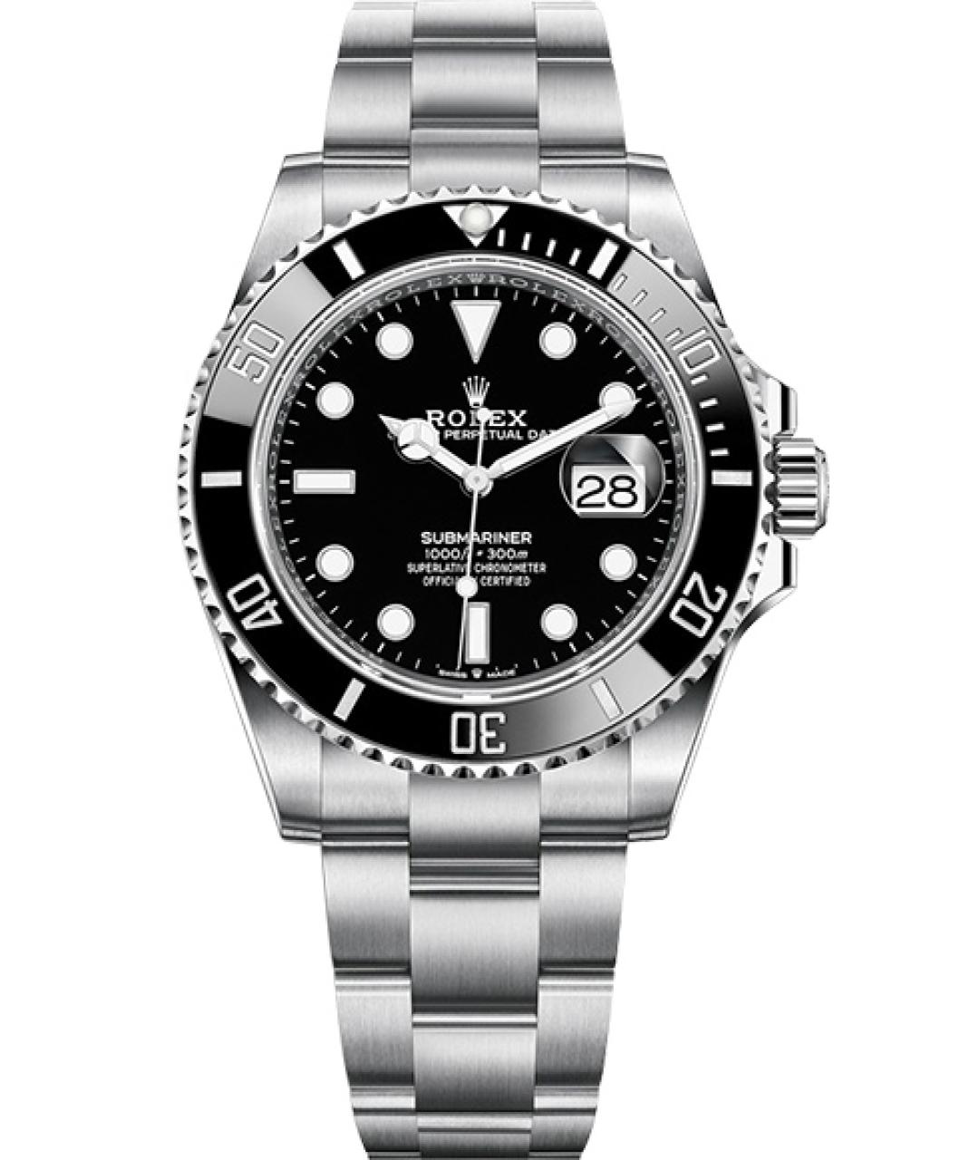 ROLEX Черные часы, фото 2