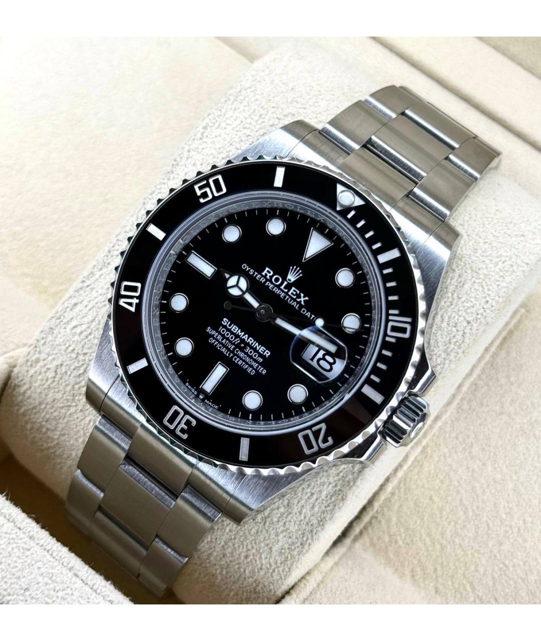 ROLEX Черные часы, фото 4