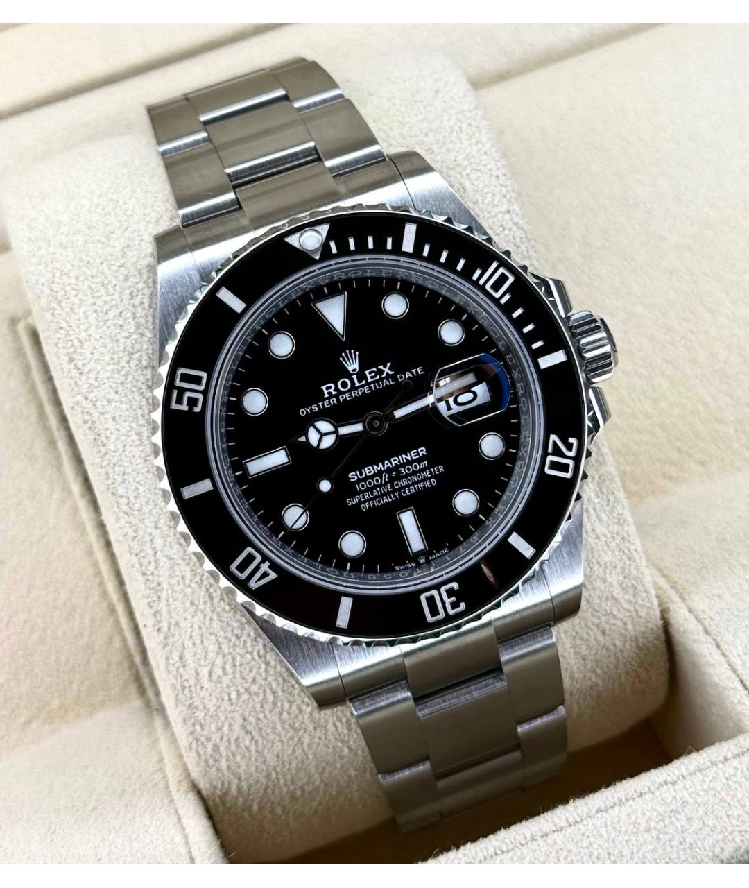 ROLEX Черные часы, фото 5