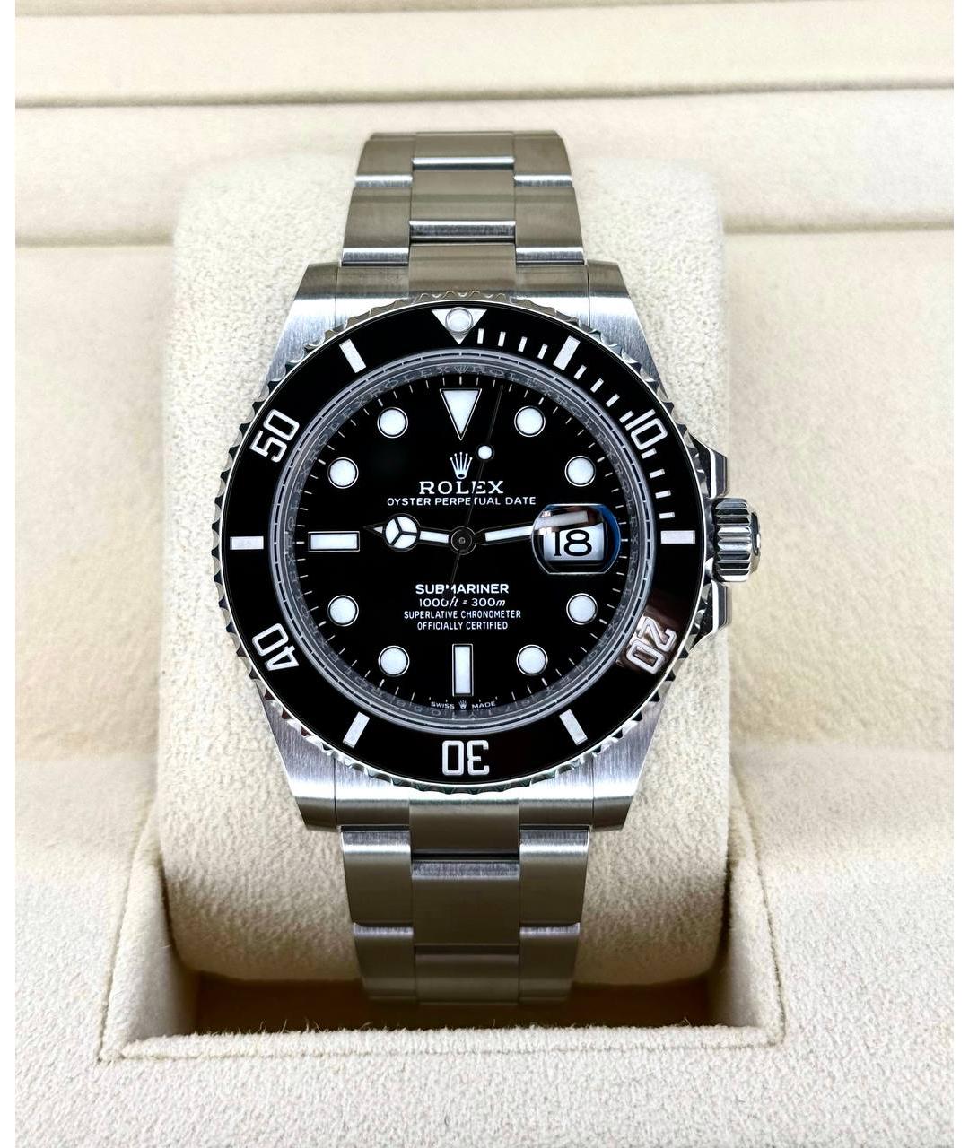 ROLEX Черные часы, фото 3