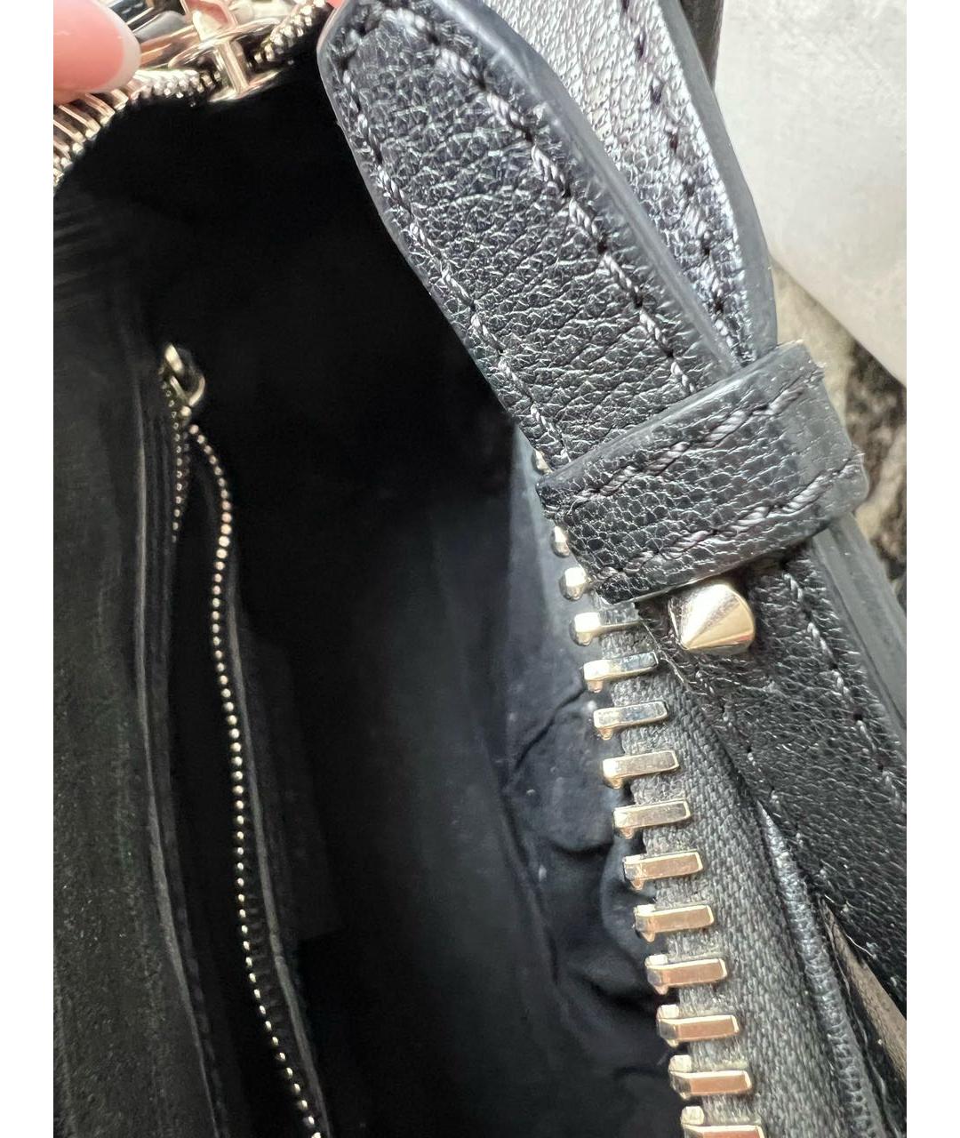 GIVENCHY Черная кожаная сумка тоут, фото 5