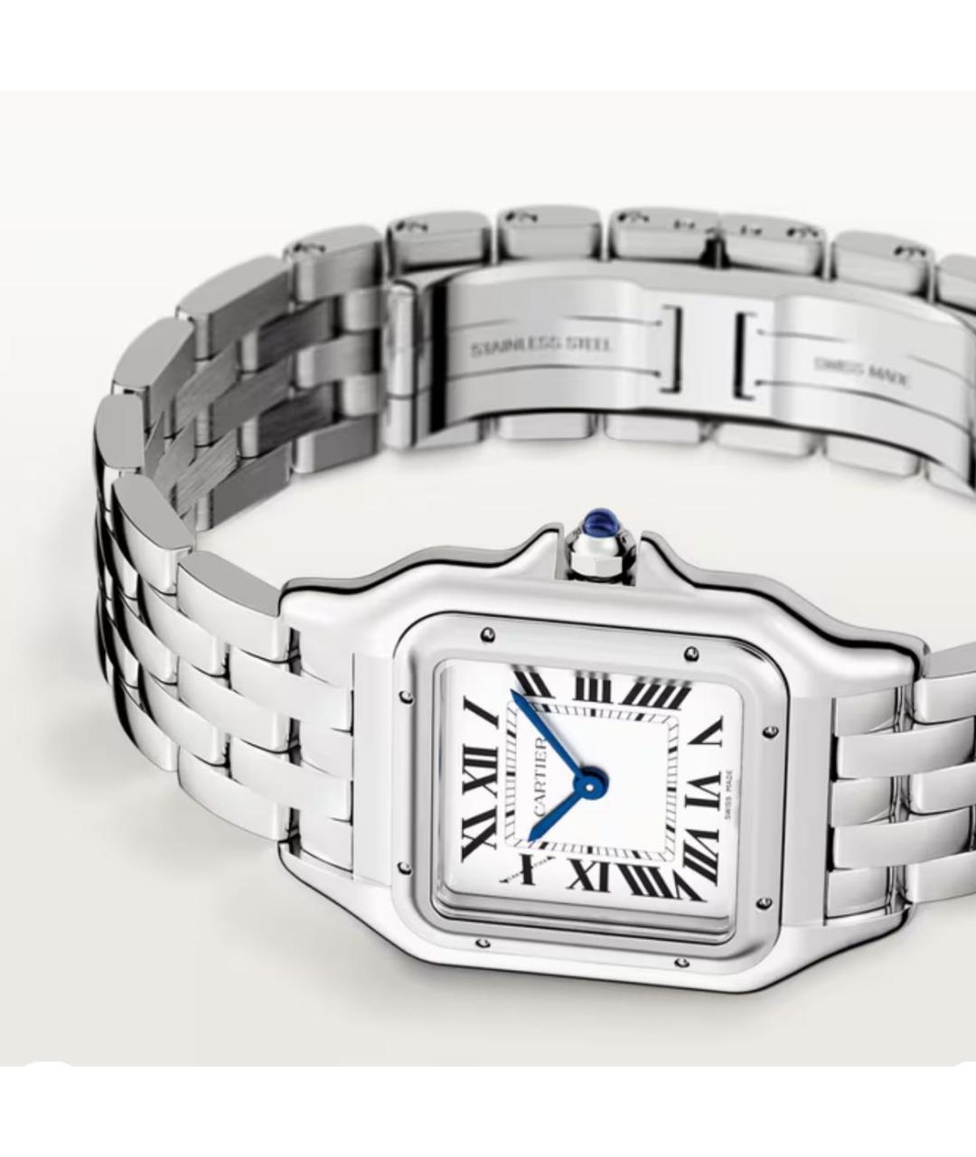 CARTIER Серебряные часы, фото 4