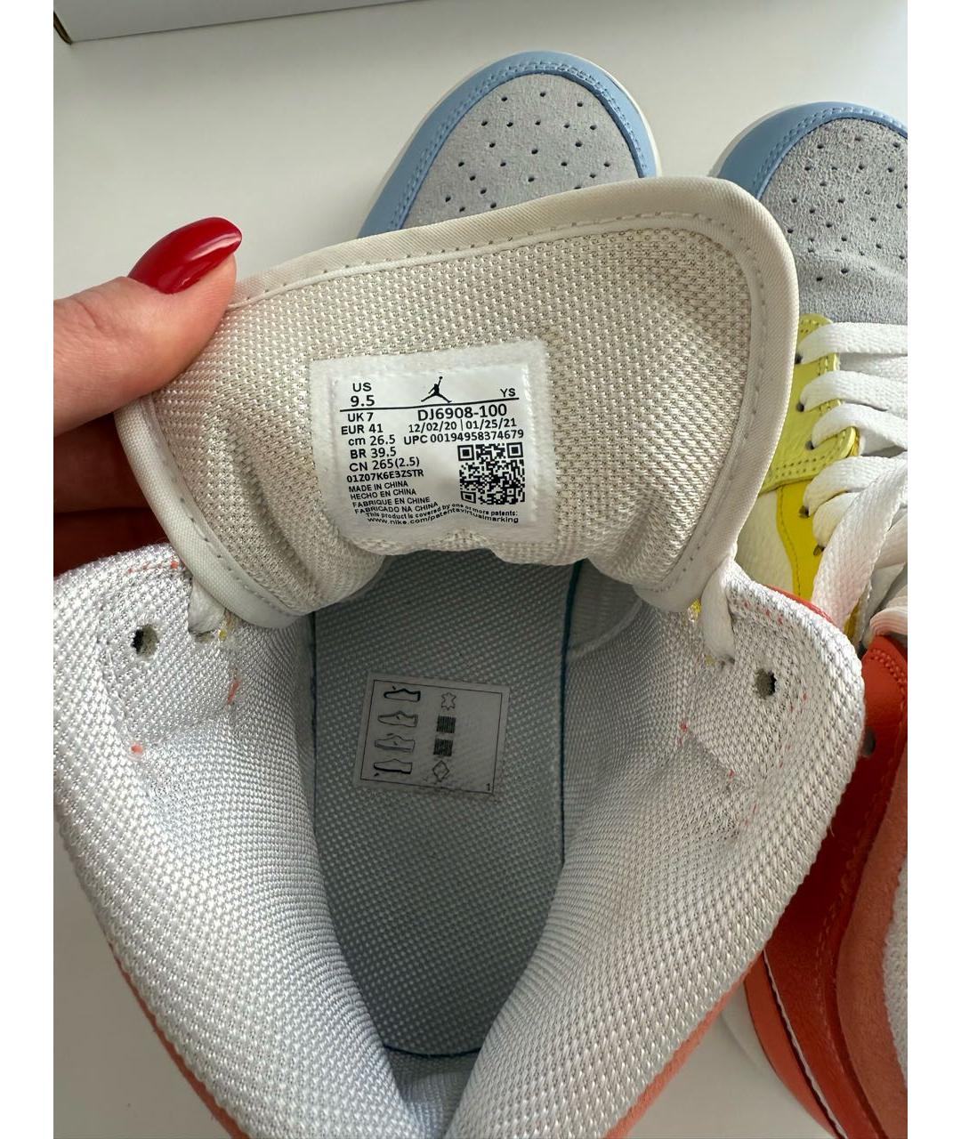NIKE Кожаные кроссовки, фото 7