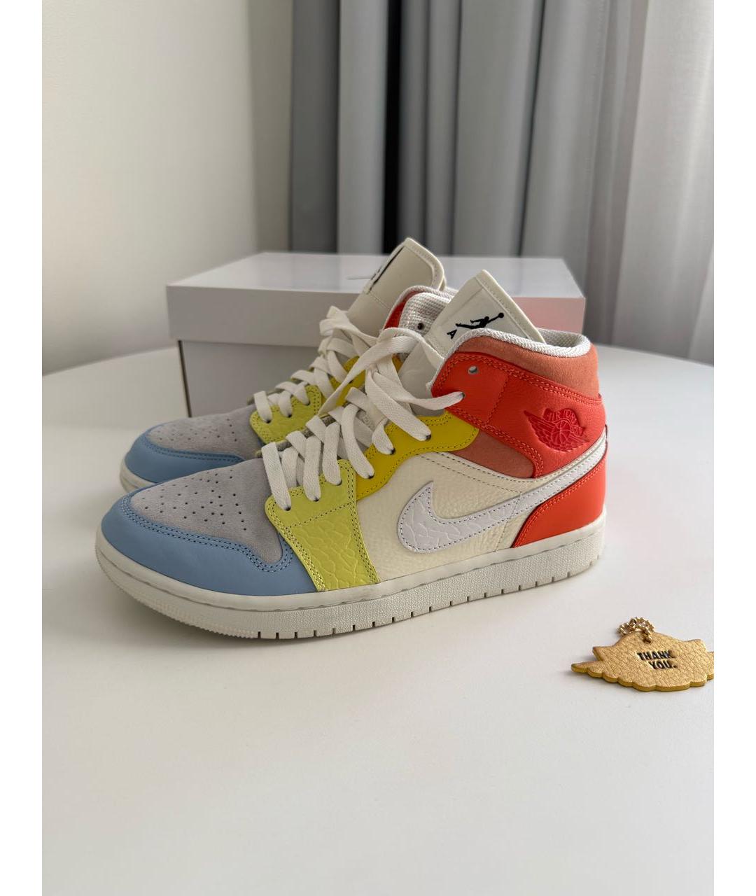 NIKE Кожаные кроссовки, фото 3