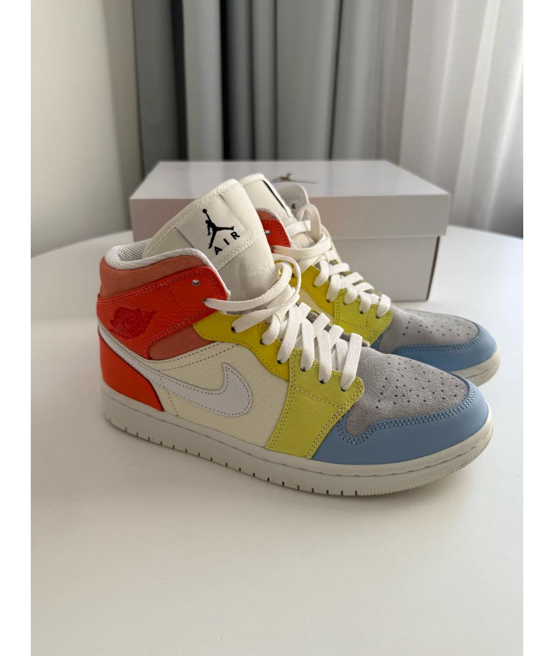 NIKE Кожаные кроссовки, фото 4