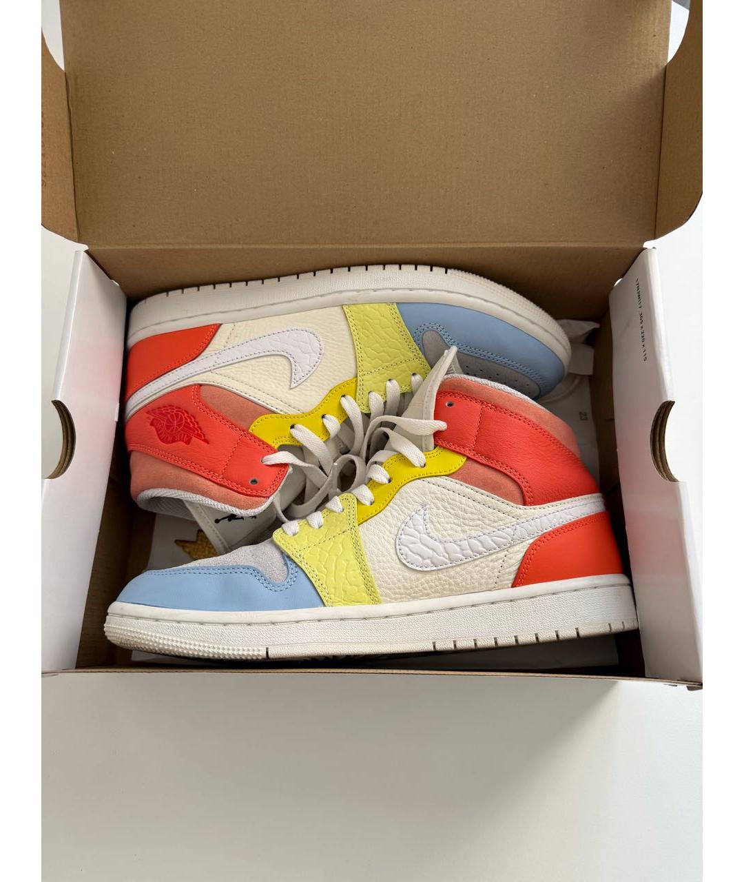NIKE Кожаные кроссовки, фото 2