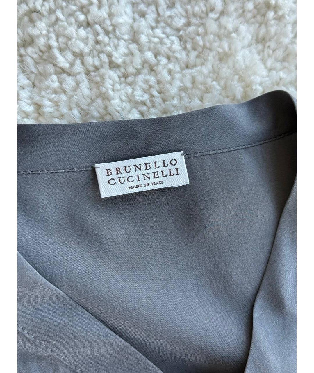 BRUNELLO CUCINELLI Антрацитовый комбинезон, фото 4
