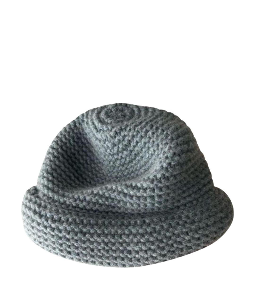 LORO PIANA Голубая шапка, фото 1