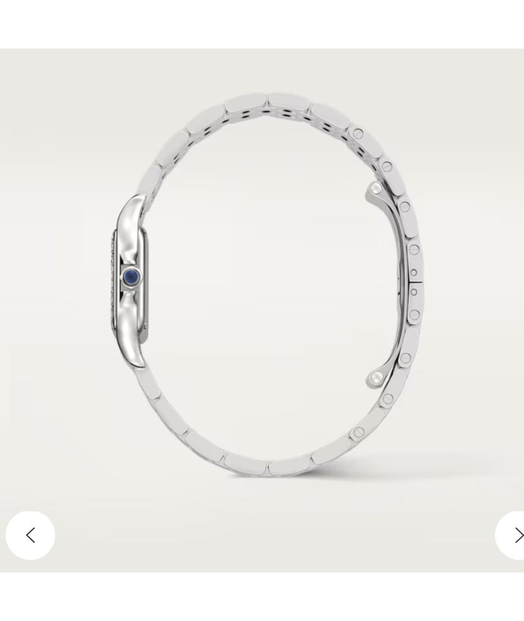 CARTIER Серебряные часы, фото 4