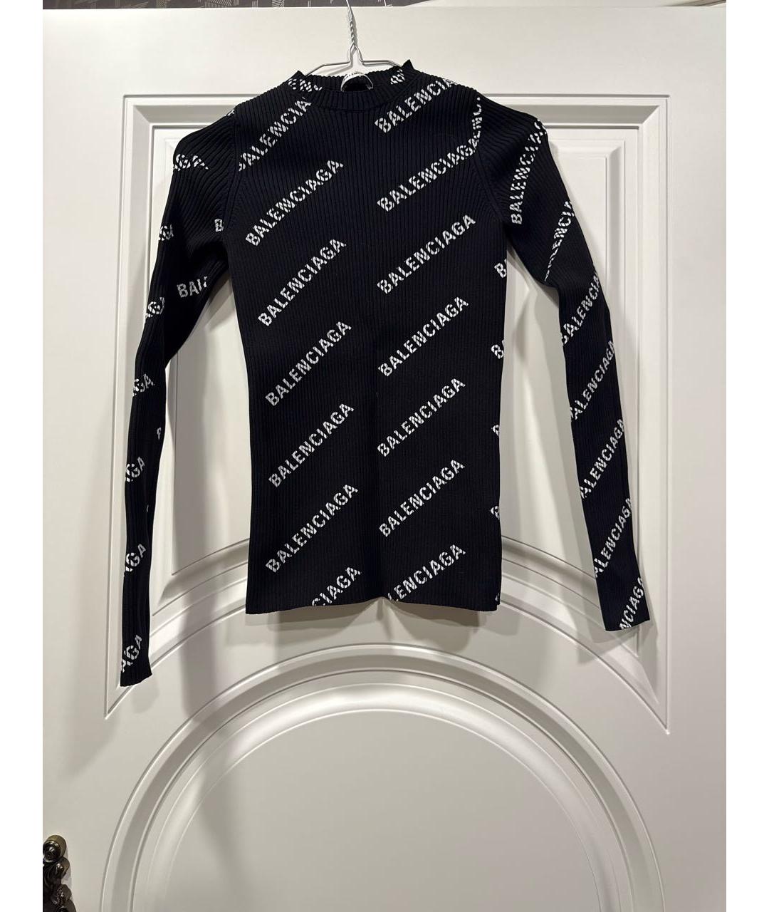 BALENCIAGA Черная водолазка, фото 4