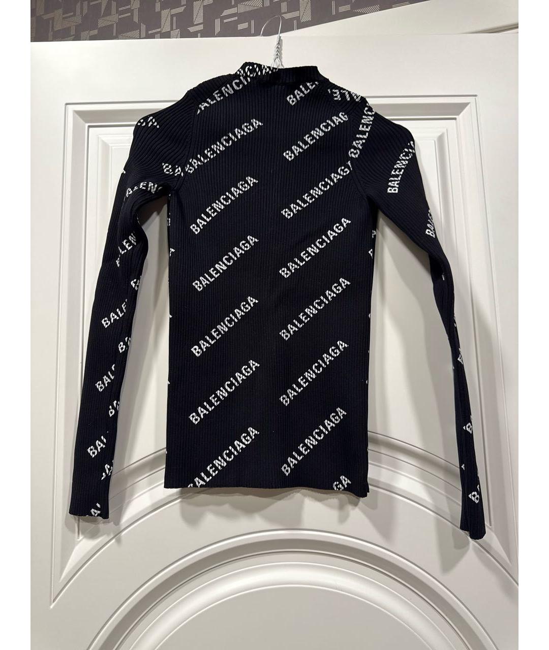 BALENCIAGA Черная водолазка, фото 2