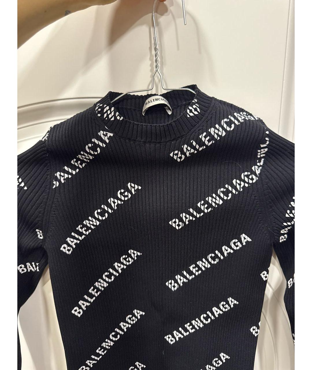 BALENCIAGA Черная водолазка, фото 3