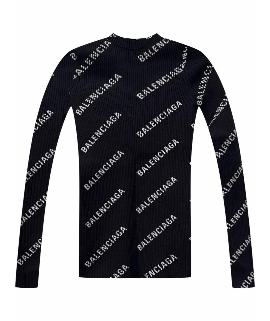 BALENCIAGA Черная водолазка, фото 1