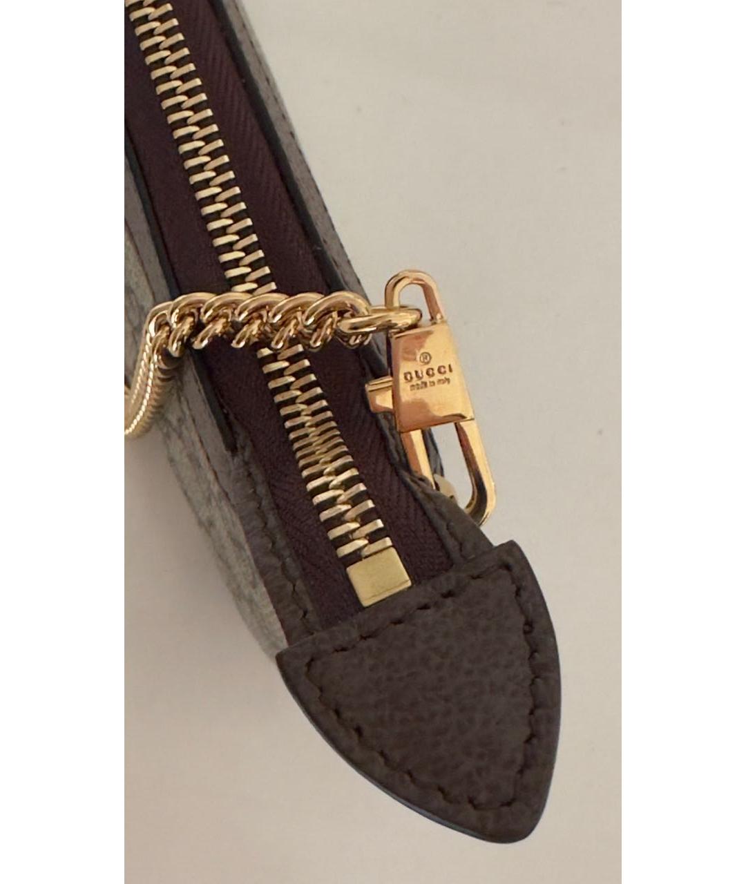 GUCCI Коричневая сумка с короткими ручками, фото 5