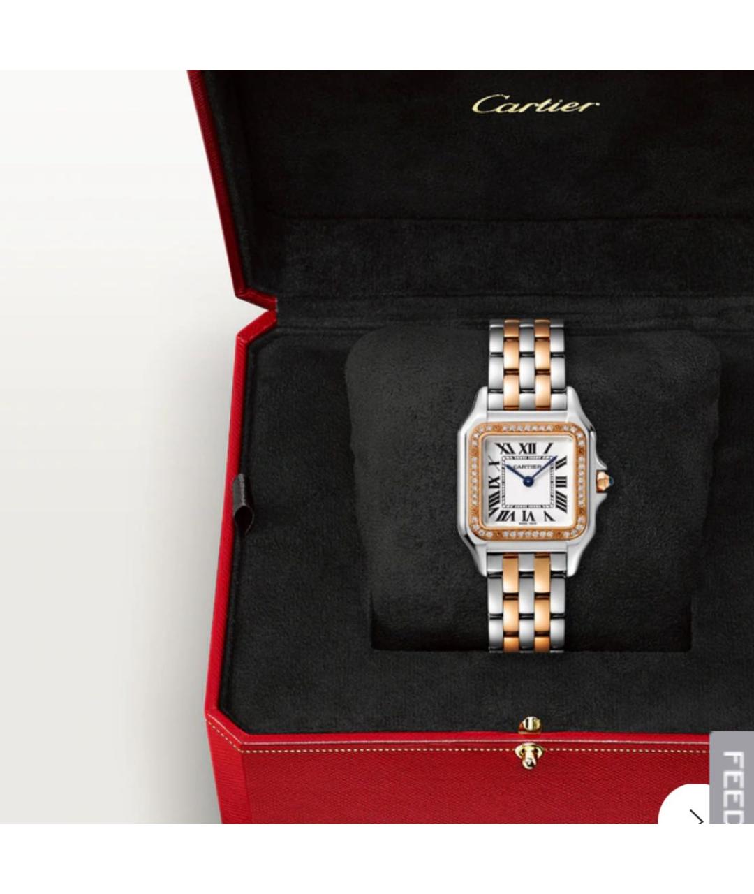 CARTIER Розовые часы из розового золота, фото 2