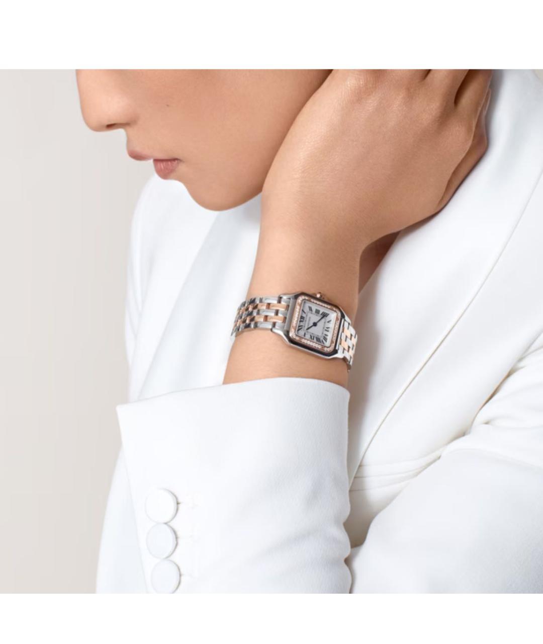 CARTIER Розовые часы из розового золота, фото 4