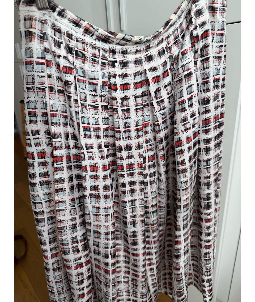 BURBERRY Шелковая юбка миди, фото 5