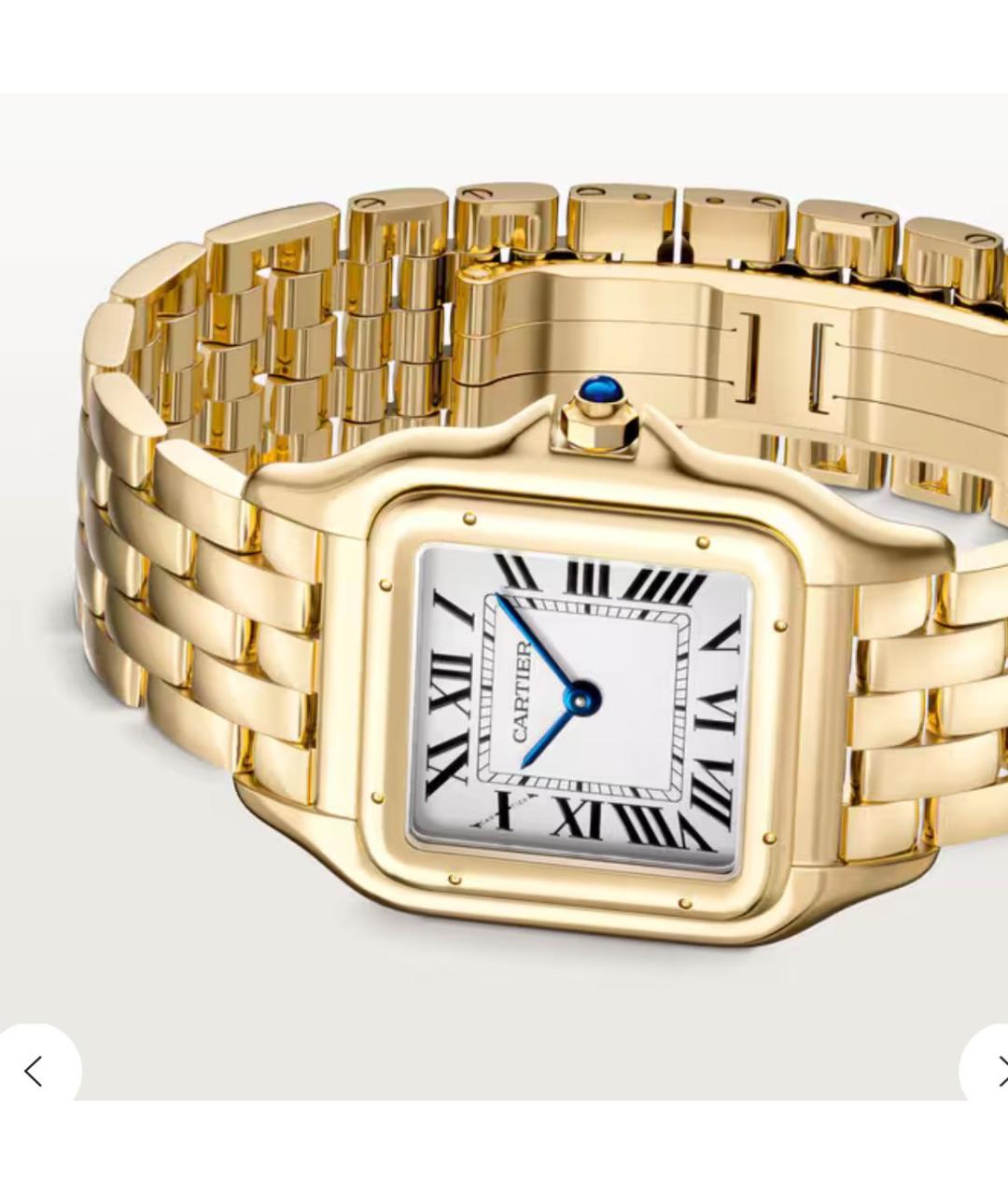 CARTIER Золотые часы из желтого золота, фото 3