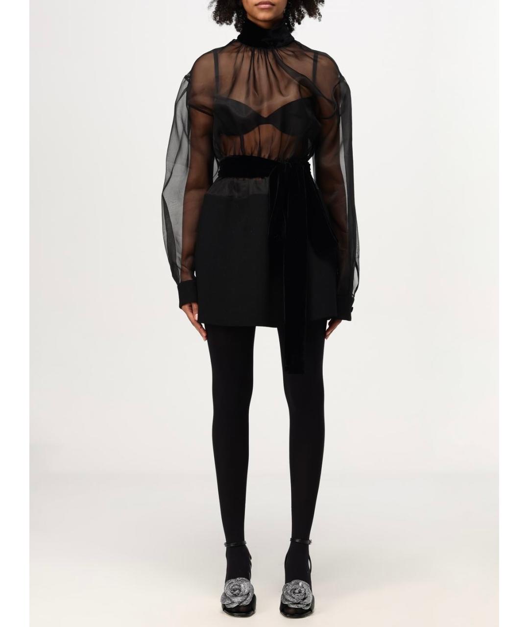 DOLCE&GABBANA Черное коктейльное платье, фото 8