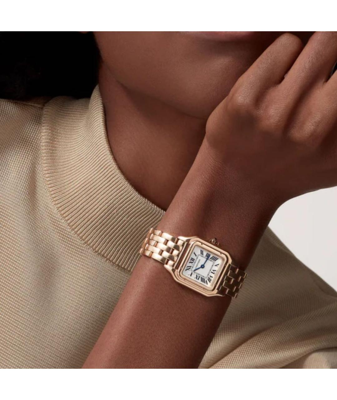 CARTIER Розовые часы из розового золота, фото 2