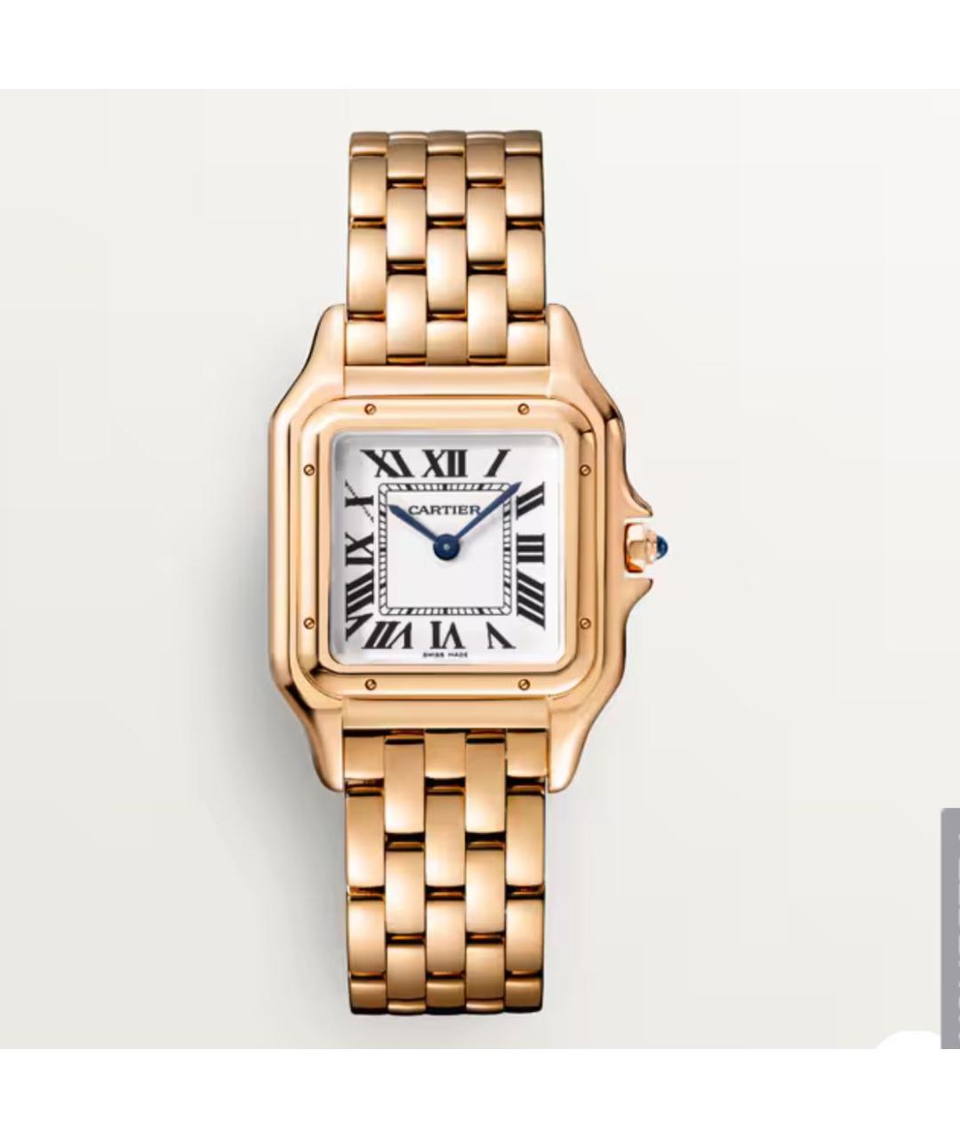 CARTIER Розовые часы из розового золота, фото 5