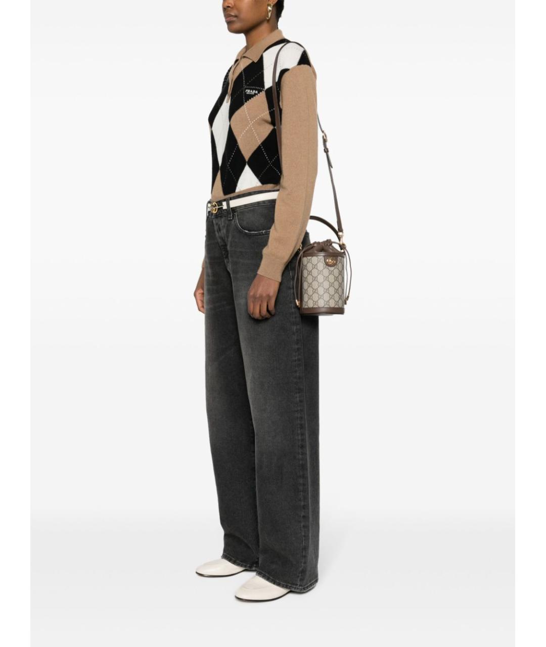 GUCCI Бежевая сумка тоут, фото 3