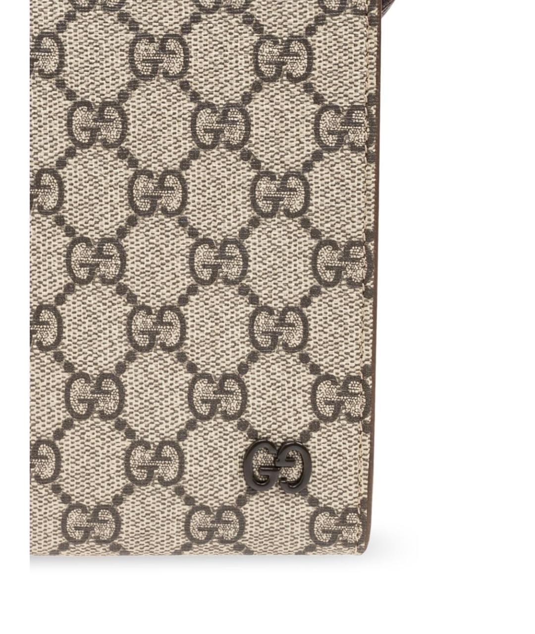 GUCCI Бежевая барсетка, фото 5