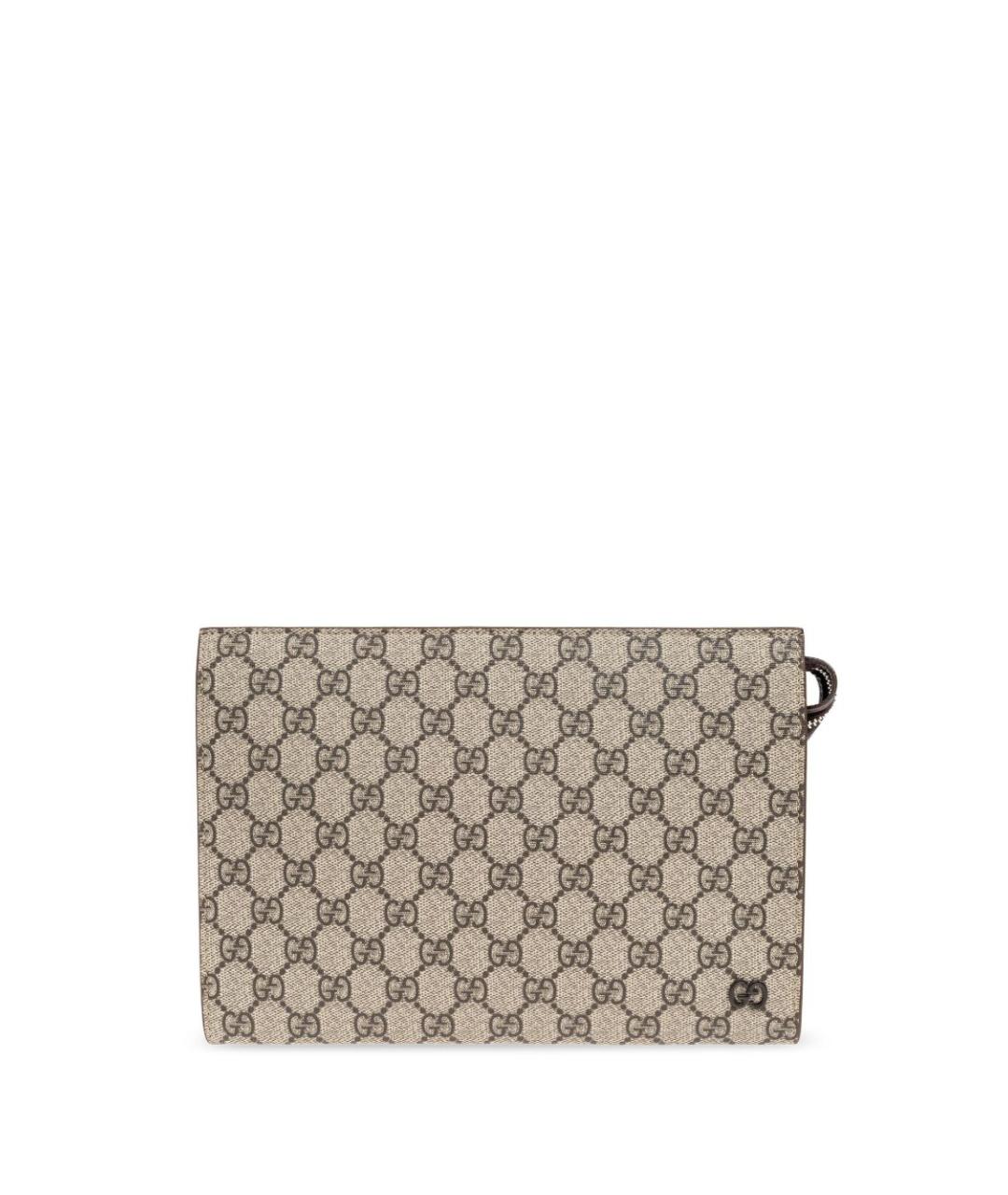 GUCCI Бежевая барсетка, фото 1
