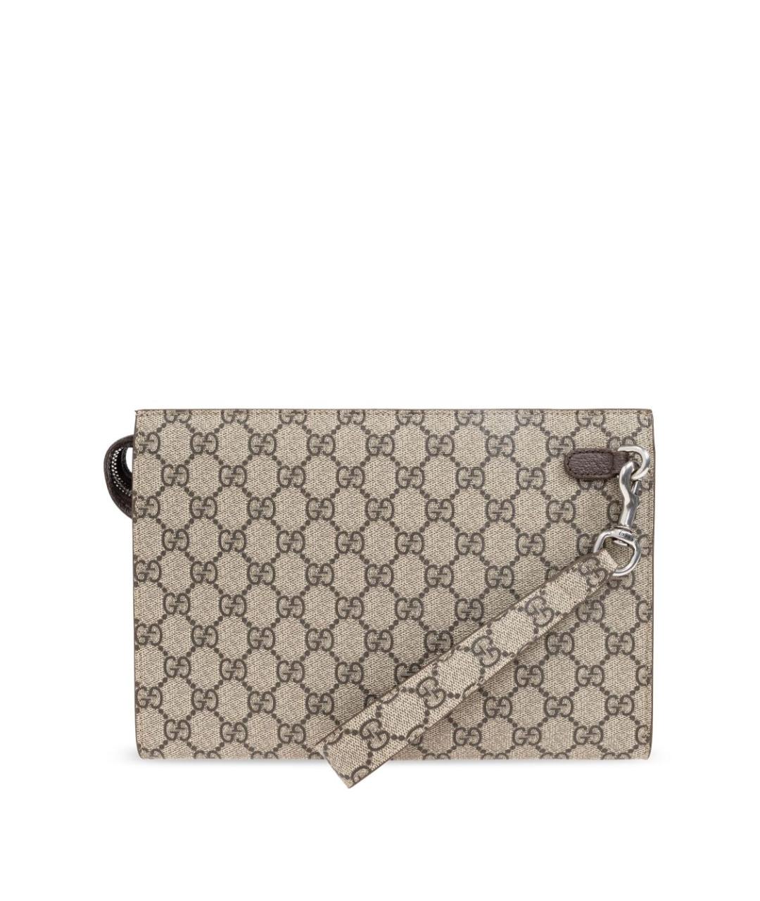 GUCCI Бежевая барсетка, фото 4
