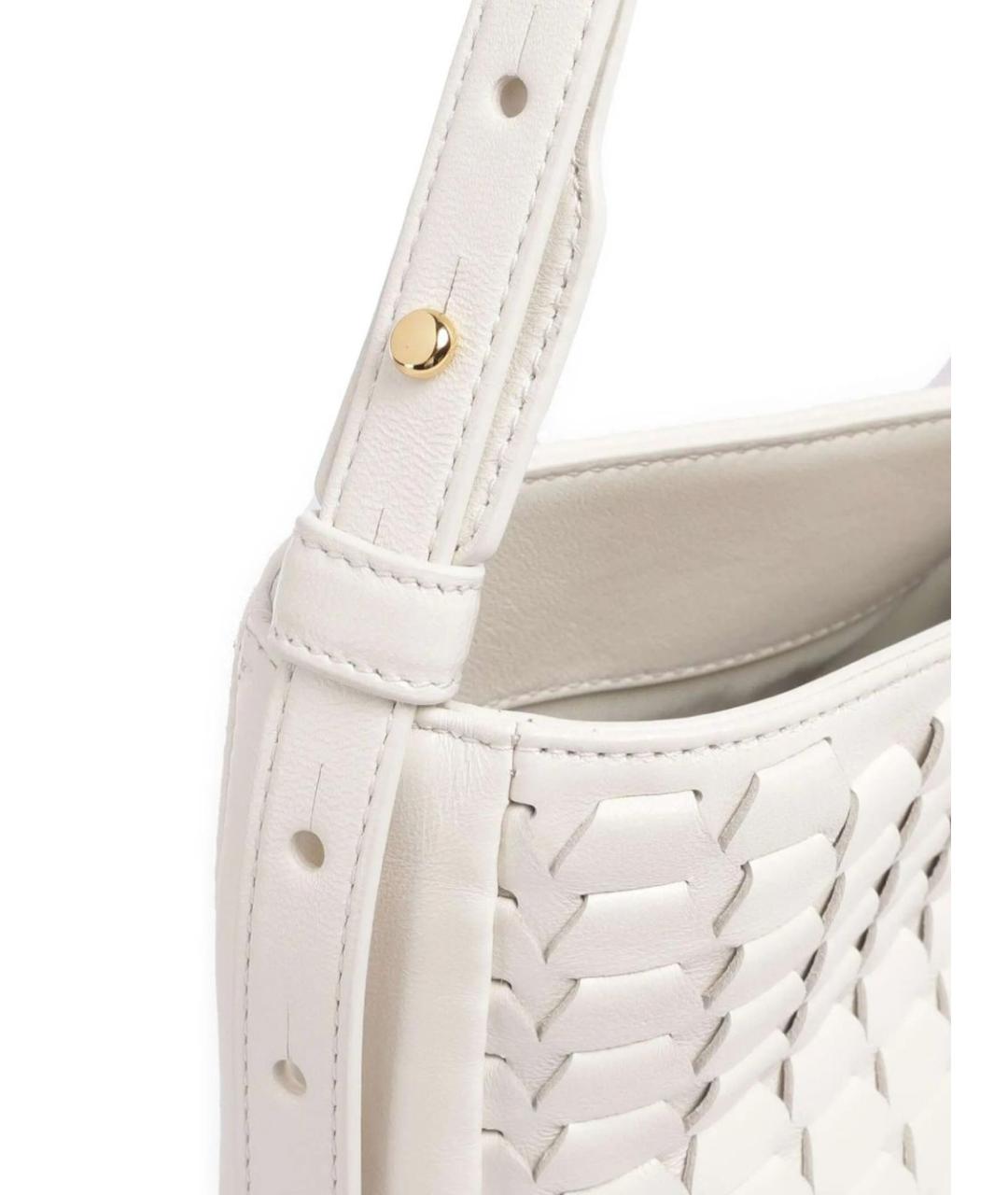 FURLA Белая кожаная сумка через плечо, фото 4