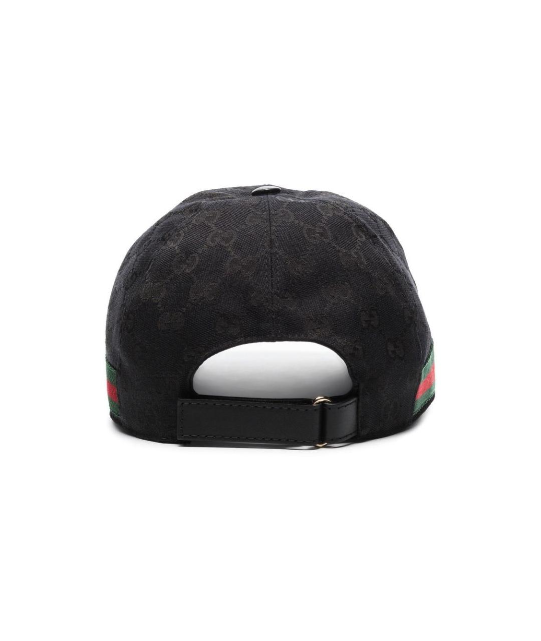 GUCCI Черная синтетическая кепка/бейсболка, фото 2