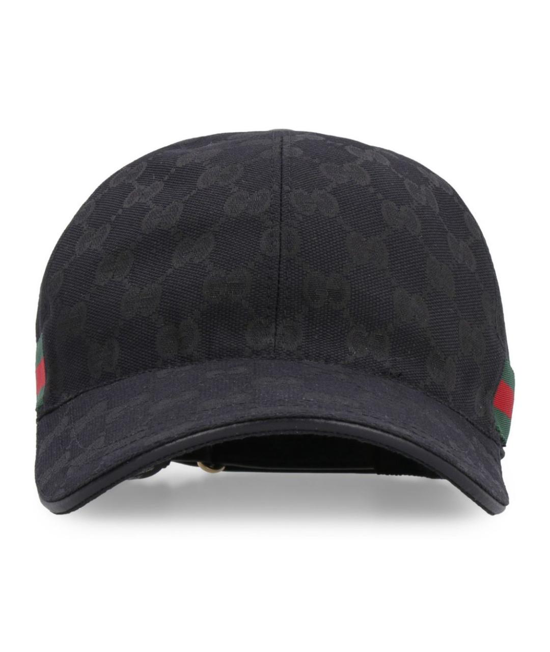 GUCCI Черная синтетическая кепка/бейсболка, фото 1