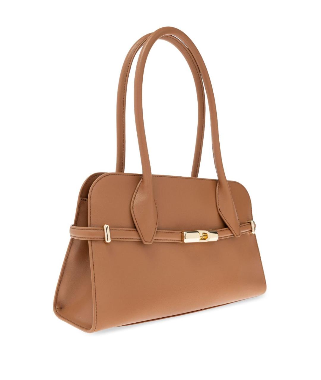 FURLA Бежевая кожаная сумка тоут, фото 4