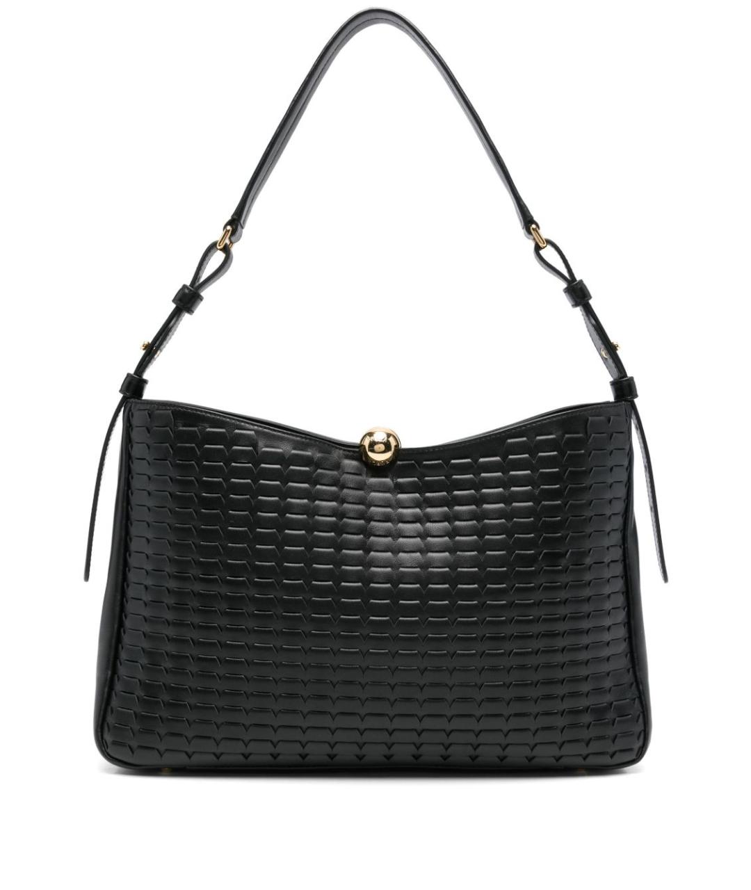 FURLA Черная кожаная сумка через плечо, фото 1