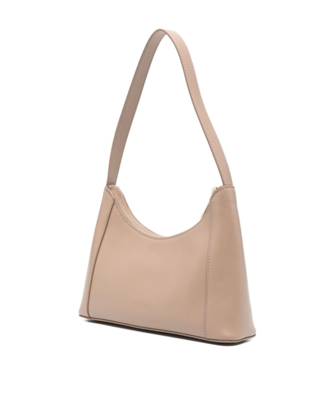 FURLA Розовая кожаная сумка через плечо, фото 4