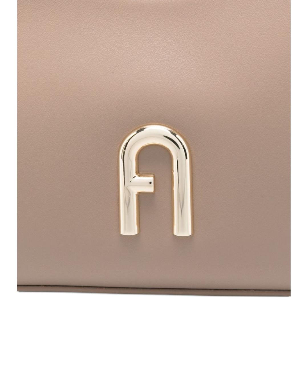 FURLA Розовая кожаная сумка через плечо, фото 5