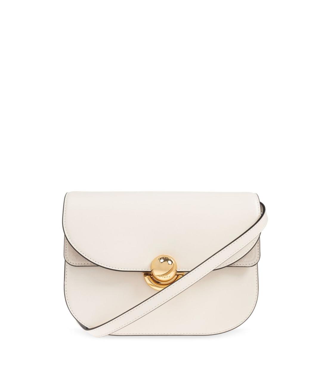 FURLA Белая кожаная сумка через плечо, фото 1
