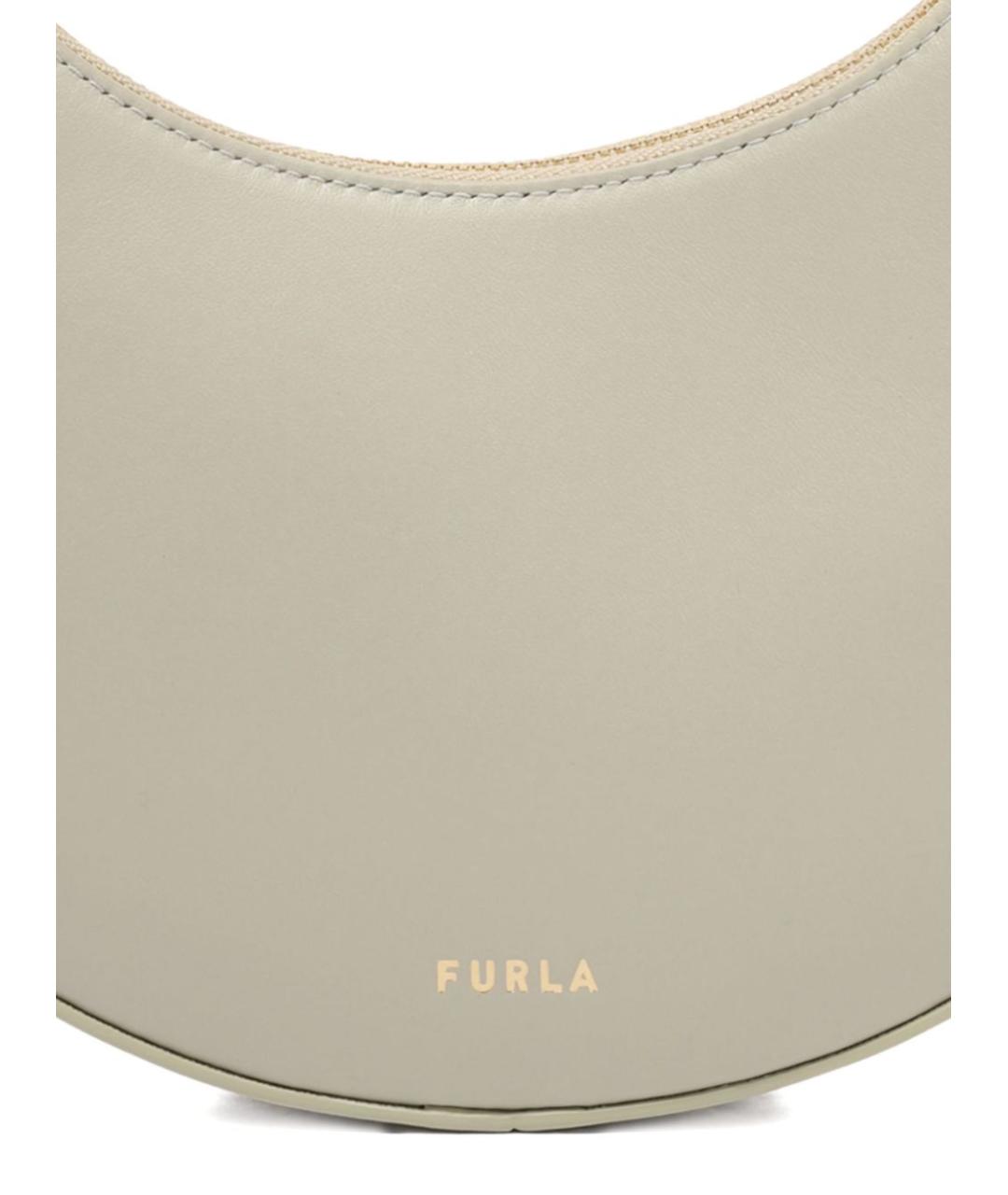 FURLA Бежевая кожаная сумка тоут, фото 3