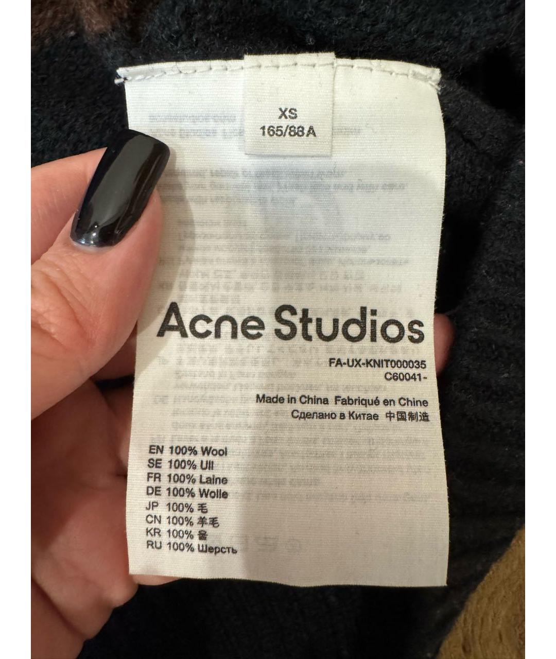 ACNE STUDIOS Коричневый шерстяной джемпер / свитер, фото 3