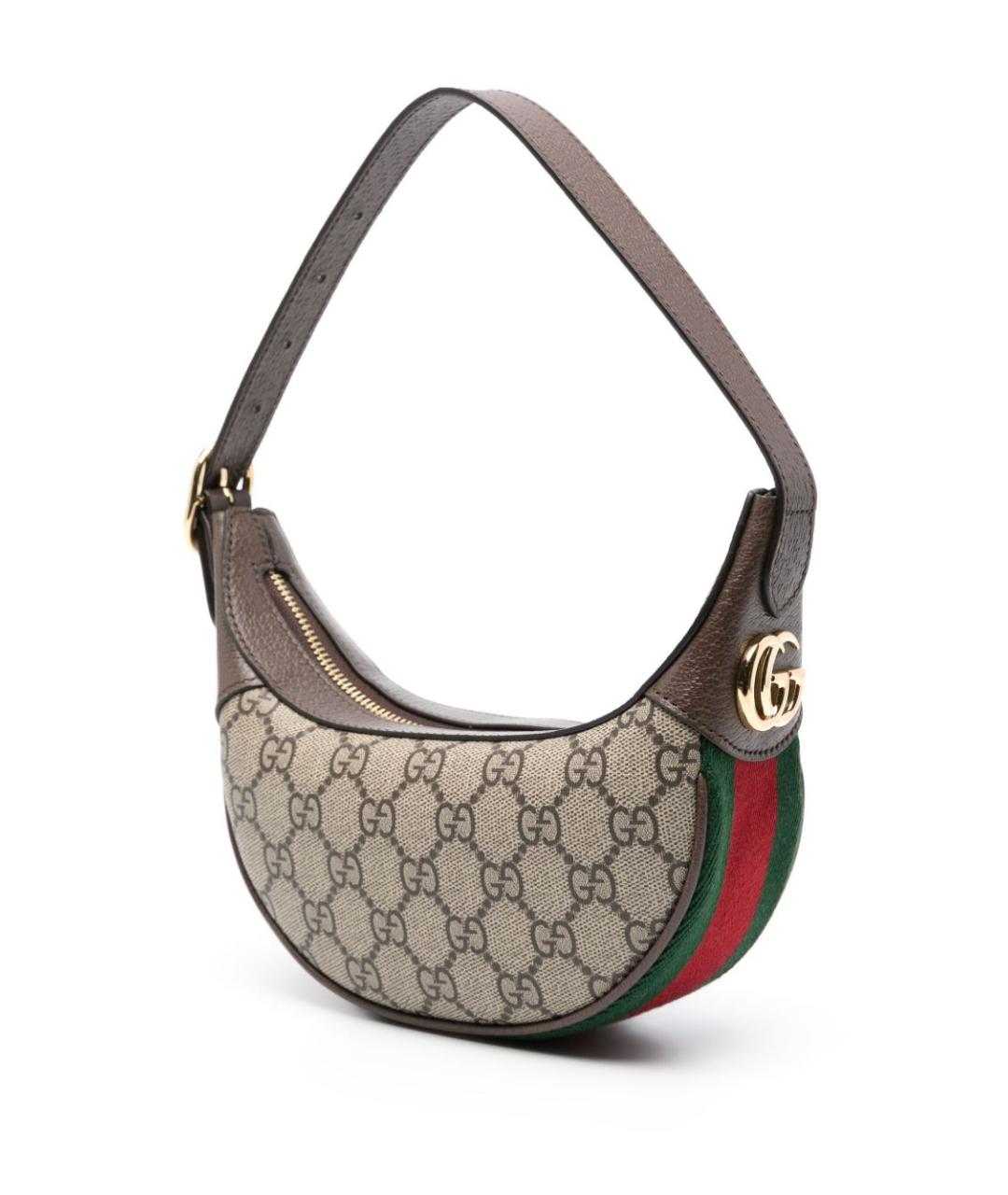 GUCCI Бежевая сумка с короткими ручками, фото 4